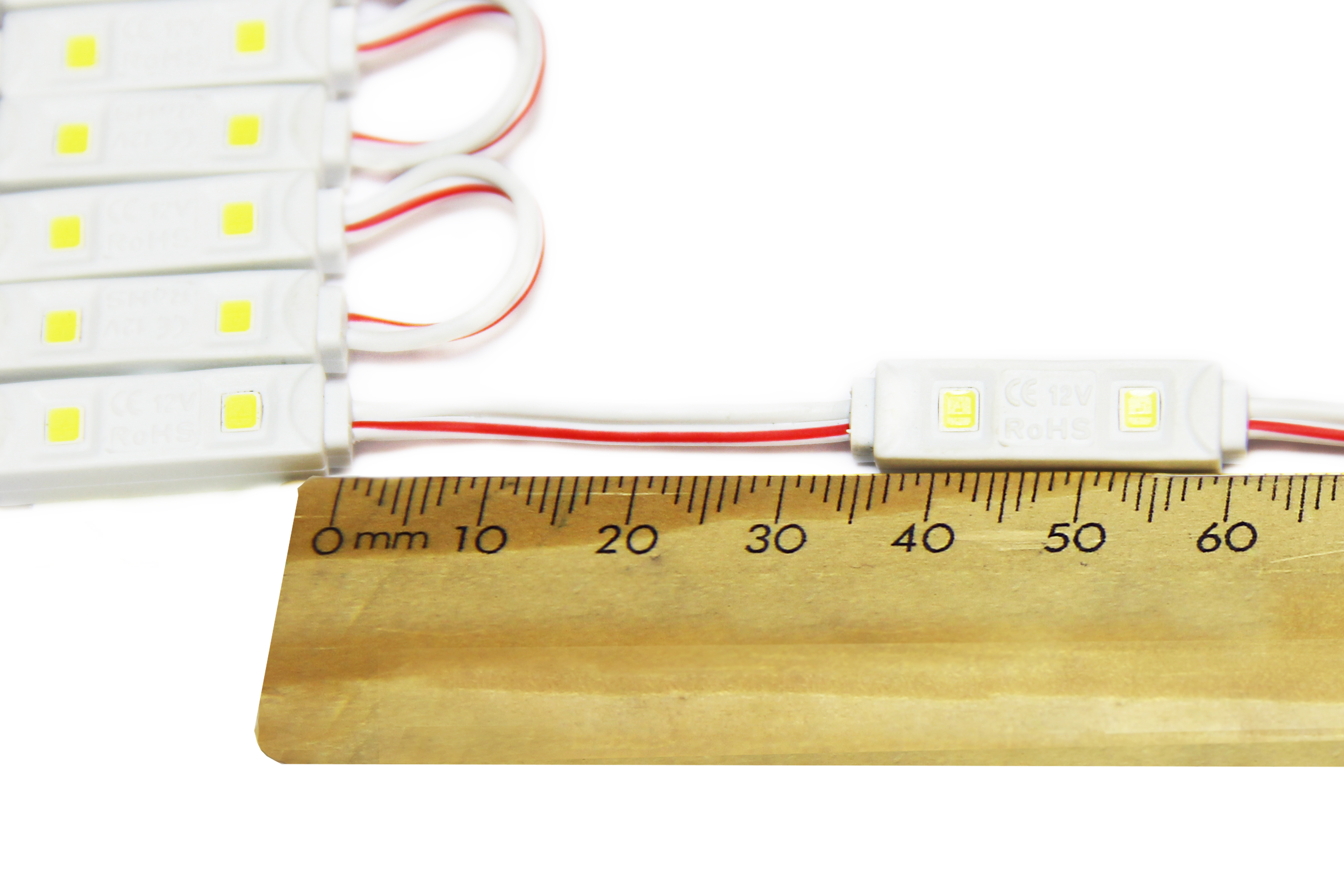 Модуль светодиодный mini 2 SMD 2835 0,4Вт 20Лм 6000К-6500К (без линзы 120) - 1шт. SignImpress